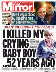 Daily Mirror (UK) Newspaper Front Page for 22 July 2015