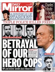 Daily Mirror (UK) Newspaper Front Page for 24 October 2014