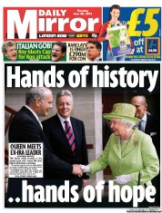 Daily Mirror (UK) Newspaper Front Page for 28 June 2012
