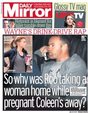 Daily Mirror (UK) Newspaper Front Page for 2 September 2017