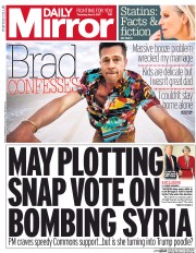 Daily Mirror (UK) Newspaper Front Page for 4 May 2017