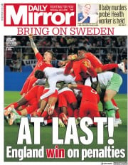 Daily Mirror (UK) Newspaper Front Page for 4 July 2018