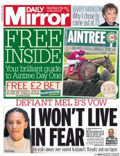 Daily Mirror (UK) Newspaper Front Page for 6 April 2017