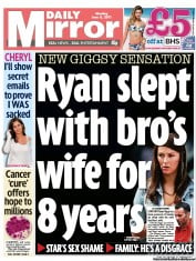 Daily Mirror Newspaper Front Page (UK) for 6 June 2011