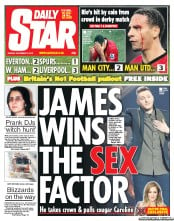 Daily Star Newspaper Front Page (UK) for 10 December 2012