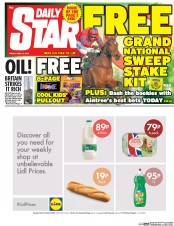 Daily Star (UK) Newspaper Front Page for 10 April 2015