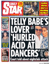 Daily Star (UK) Newspaper Front Page for 11 October 2017