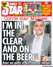Daily Star Newspaper Front Page (UK) for 11 September 2013