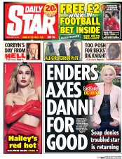 Daily Star (UK) Newspaper Front Page for 12 May 2017