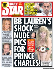 Daily Star Newspaper Front Page (UK) for 12 September 2013