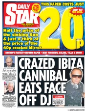 Daily Star (UK) Newspaper Front Page for 14 October 2015