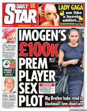 Daily Star (UK) Newspaper Front Page for 17 May 2011