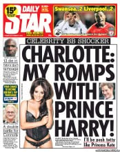 Daily Star Newspaper Front Page (UK) for 17 September 2013