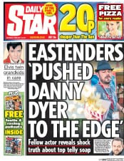Daily Star (UK) Newspaper Front Page for 18 February 2017