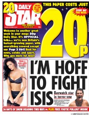Daily Star (UK) Newspaper Front Page for 19 October 2015