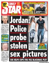 Daily Star Newspaper Front Page (UK) for 19 September 2013