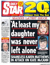 Daily Star (UK) Newspaper Front Page for 1 March 2017