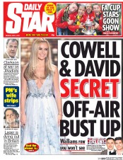 Daily Star (UK) Newspaper Front Page for 1 June 2015