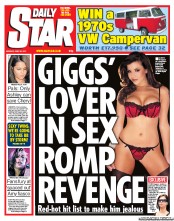 Daily Star (UK) Newspaper Front Page for 20 June 2011