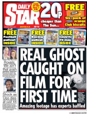 Daily Star (UK) Newspaper Front Page for 22 April 2017