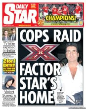Daily Star Newspaper Front Page (UK) for 23 April 2013