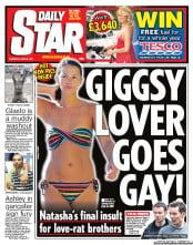 Daily Star (UK) Newspaper Front Page for 23 June 2011