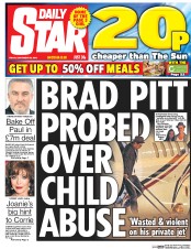 Daily Star (UK) Newspaper Front Page for 23 September 2016