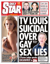 Daily Star (UK) Newspaper Front Page for 24 June 2011