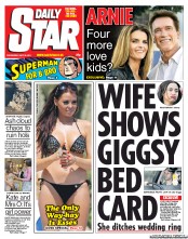 Daily Star (UK) Newspaper Front Page for 25 May 2011