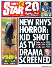 Daily Star (UK) Newspaper Front Page for 26 April 2017