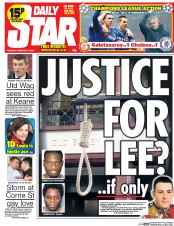 Daily Star Newspaper Front Page (UK) for 27 February 2014