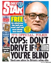 Daily Star (UK) Newspaper Front Page for 27 May 2020
