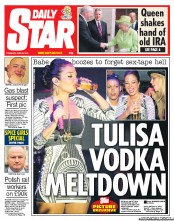 Daily Star (UK) Newspaper Front Page for 28 June 2012