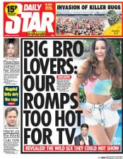 Daily Star Newspaper Front Page (UK) for 28 July 2014