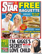 Daily Star Newspaper Front Page (UK) for 29 June 2011