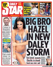 Daily Star (UK) Newspaper Front Page for 29 July 2013