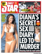 Daily Star Newspaper Front Page (UK) for 2 October 2013
