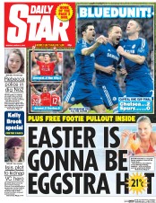 Daily Star Newspaper Front Page (UK) for 2 March 2015