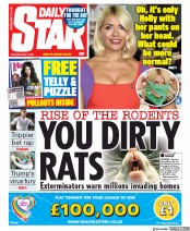 Daily Star (UK) Newspaper Front Page for 2 May 2020