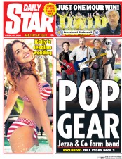 Daily Star Newspaper Front Page (UK) for 30 April 2015