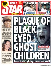 Daily Star Newspaper Front Page (UK) for 3 October 2014