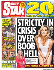 Daily Star (UK) Newspaper Front Page for 3 October 2016