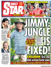 Daily Star (UK) Newspaper Front Page for 3 December 2014