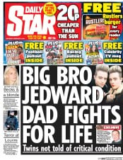 Daily Star (UK) Newspaper Front Page for 4 February 2017