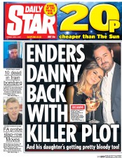 Daily Star (UK) Newspaper Front Page for 4 April 2017