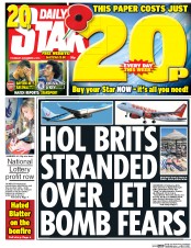 Daily Star (UK) Newspaper Front Page for 5 November 2015
