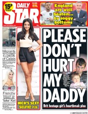 Daily Star Newspaper Front Page (UK) for 5 September 2014