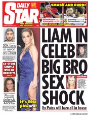 Daily Star Newspaper Front Page (UK) for 6 January 2015