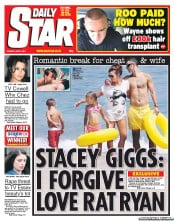 Daily Star (UK) Newspaper Front Page for 7 June 2011