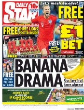 Daily Star (UK) Newspaper Front Page for 7 July 2018